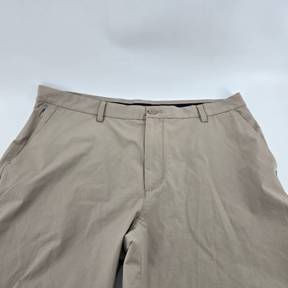 Vineyard Vines On-The-Go Short Mens Stretch Performance Khaki Tan 38